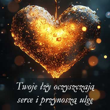 Wróżba z kuli miłości - Twoje łzy oczyszczają serce i przynoszą ulgę