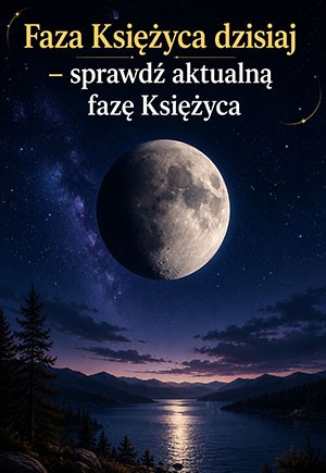 Faza Księżyca dzisiaj – sprawdź aktualną fazę Księżyca