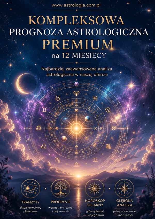Kompleksowa Prognoza Astrologiczna Premium na 12 Miesięcy – Tranzyty, Progresje i Horoskop Solarny